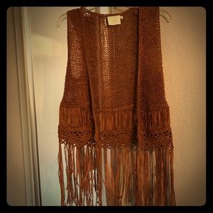 Brown vest
